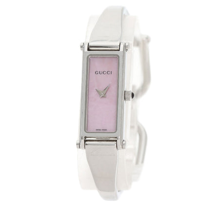 GUCCI グッチ 1500L スクエアフェイス 腕時計 SS レディース 中古