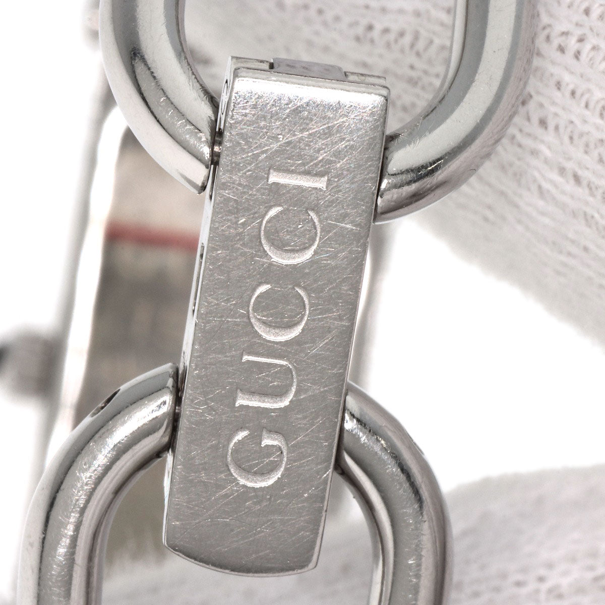 GUCCI グッチ 1500L スクエアフェイス 腕時計 SS レディース 中古