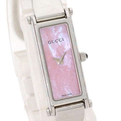 GUCCI グッチ 1500L スクエアフェイス 腕時計 SS レディース 中古