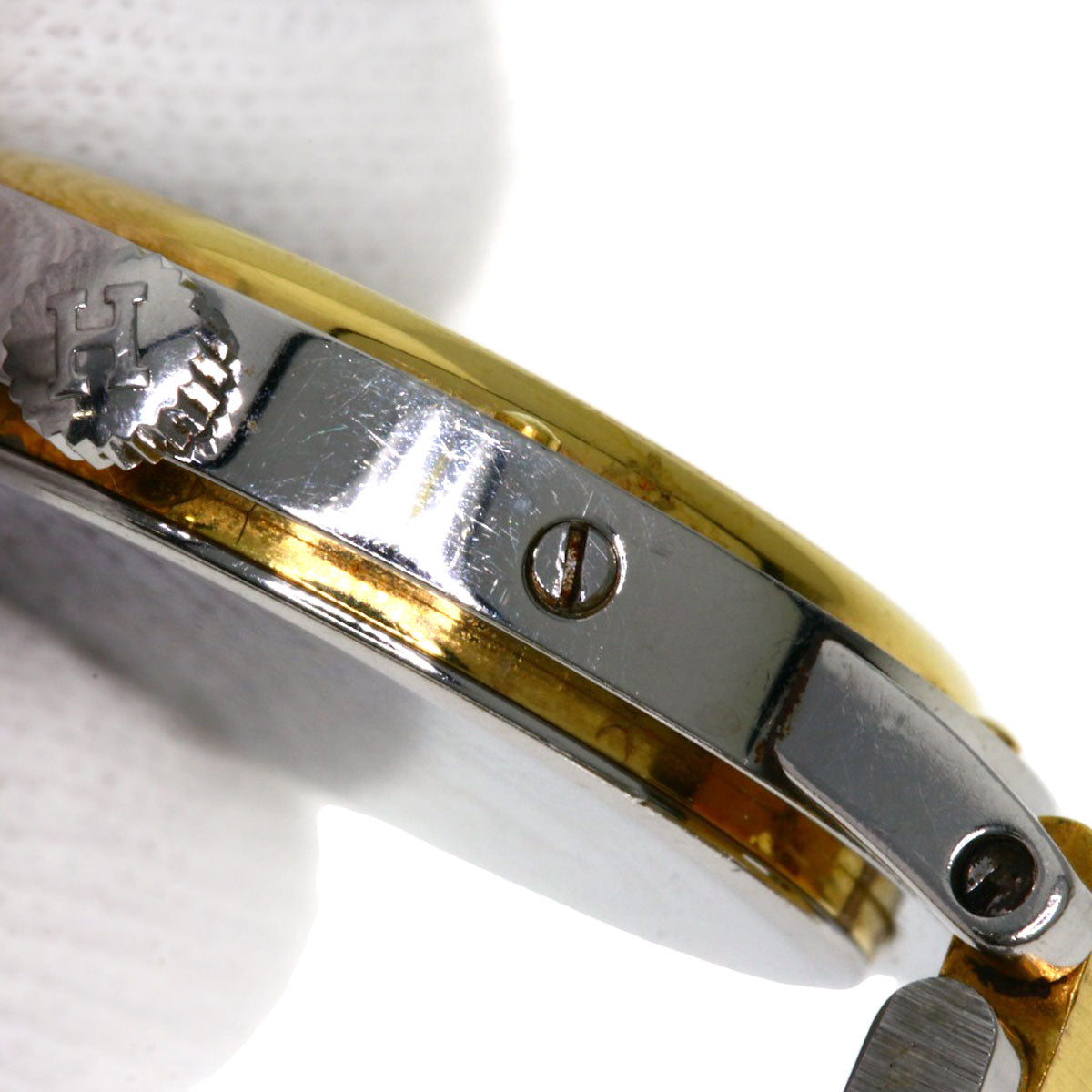HERMES エルメス クリッパー 腕時計 SS レディース 中古