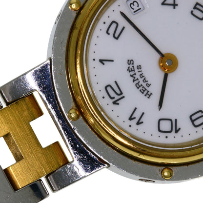 HERMES エルメス クリッパー 腕時計 SS レディース 中古