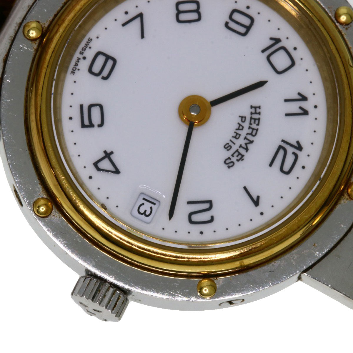 HERMES エルメス クリッパー 腕時計 SS レディース 中古