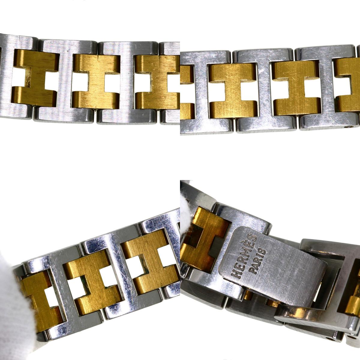 HERMES エルメス クリッパー 腕時計 SS レディース 中古