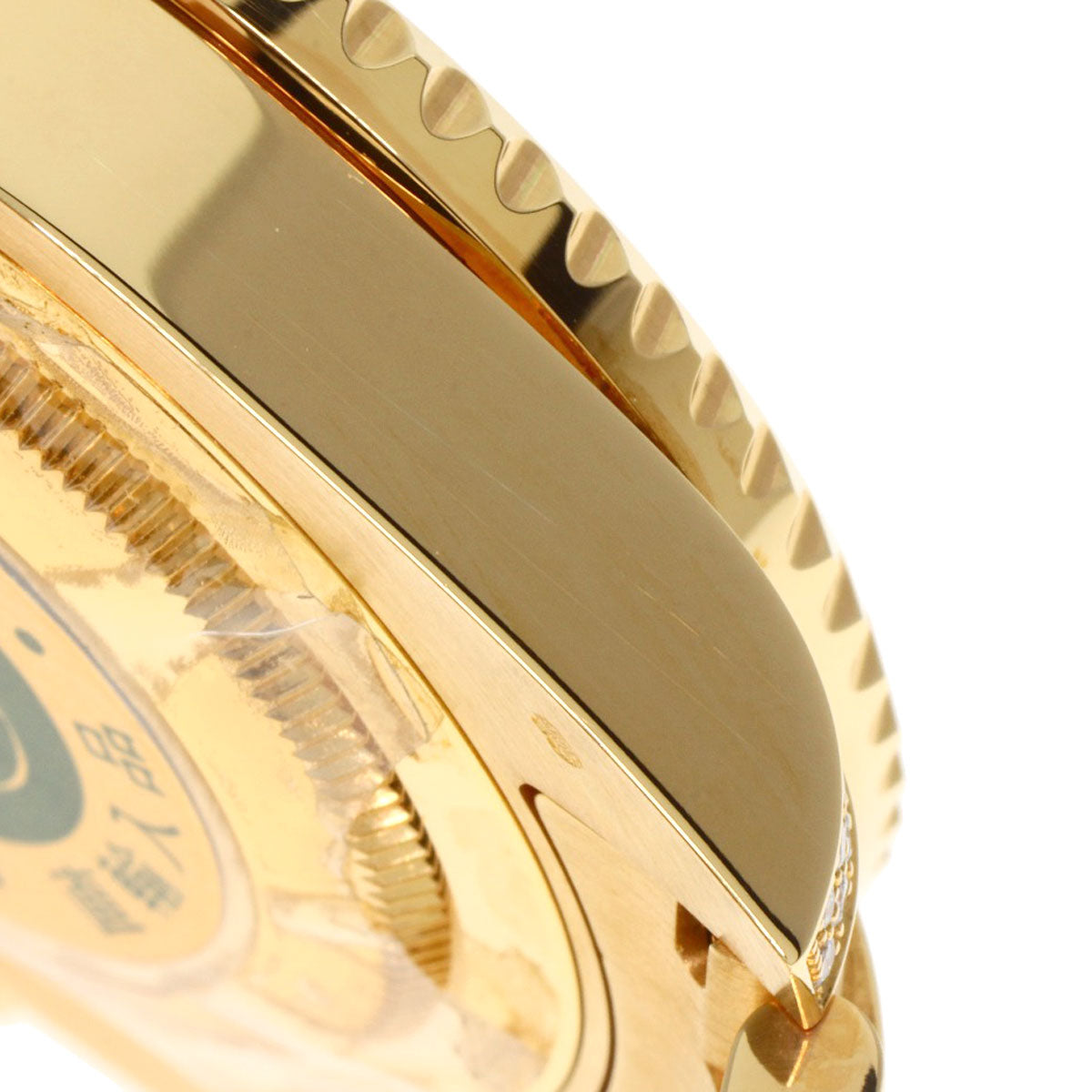 ROLEX ロレックス 116758SA GMTマスター2 バゲットダイヤモンド サファイア 腕時計 K18YG メンズ 中古