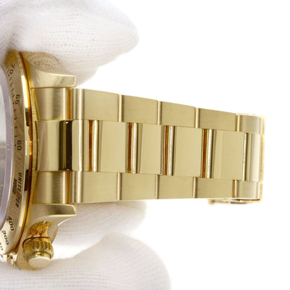 ROLEX ロレックス 16528G コスモグラフ デイトナ 8P ダイヤモンド 腕時計 K18YG メンズ 中古