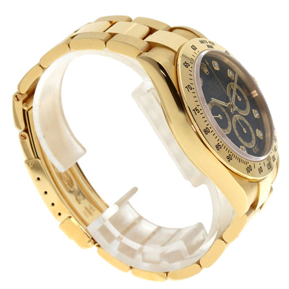 ROLEX ロレックス 16528G コスモグラフ デイトナ 8P ダイヤモンド 腕時計 K18YG メンズ 中古
