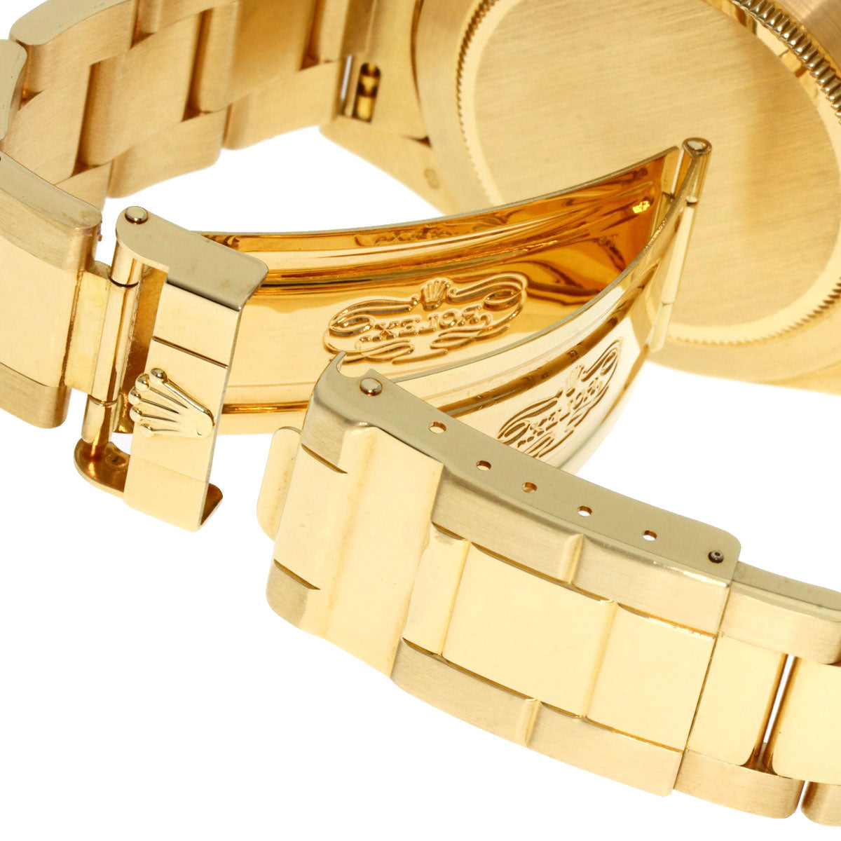ROLEX ロレックス 16528G コスモグラフ デイトナ 8P ダイヤモンド 腕時計 K18YG メンズ 中古