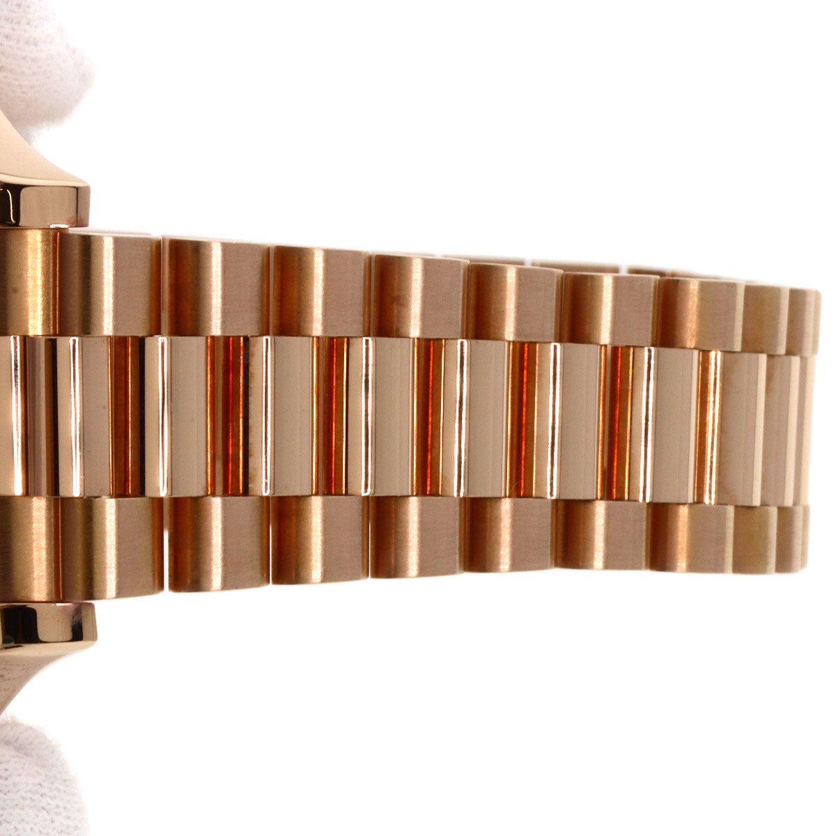 ROLEX ロレックス 218235BG デイデイト2 ダイヤモンド 2Pルビー 腕時計 K18PG メンズ 中古