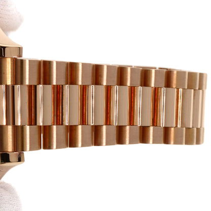ROLEX ロレックス 218235BG デイデイト2 ダイヤモンド 2Pルビー 腕時計 K18PG メンズ 中古