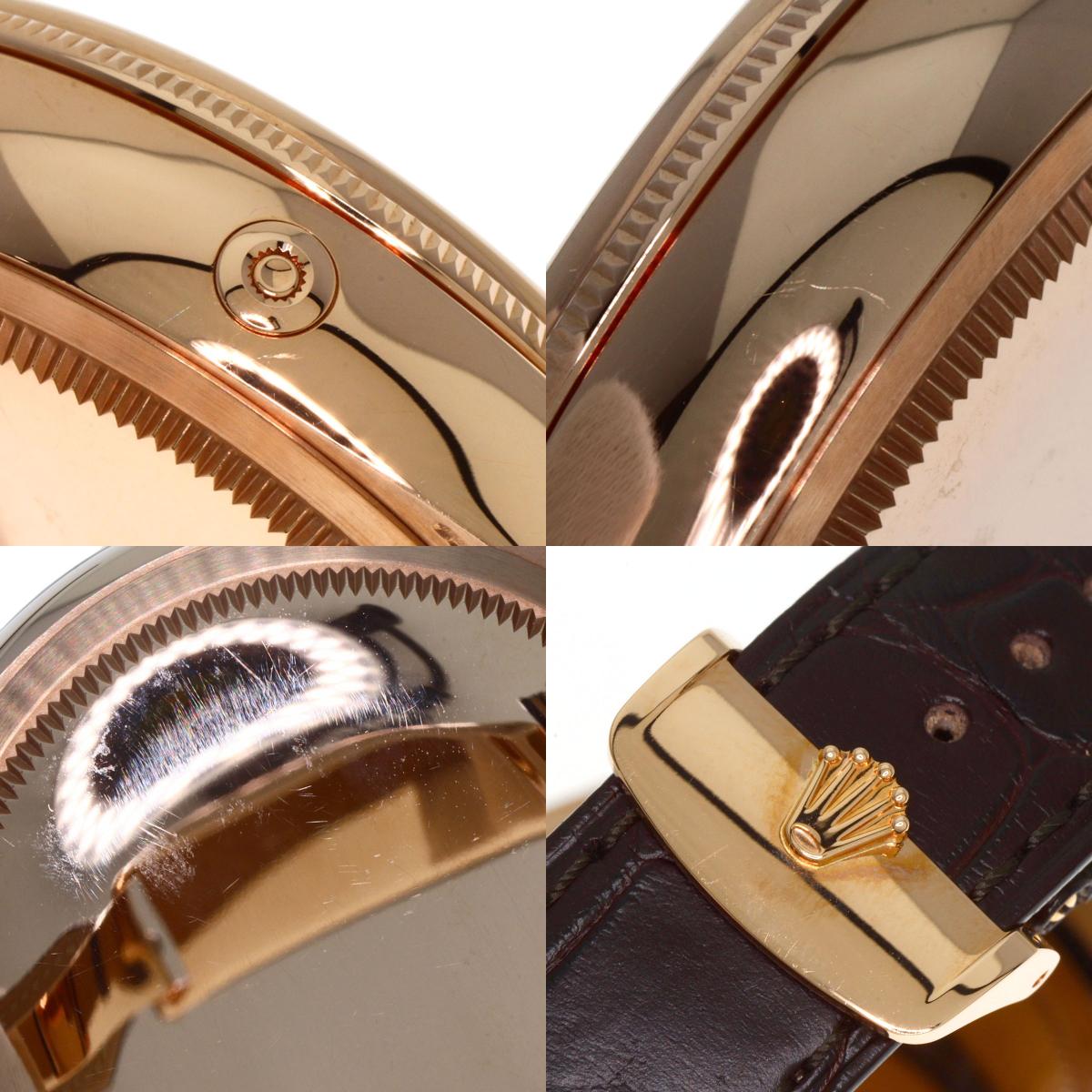 ROLEX ロレックス 50535 チェリーニ ムーンフェイズ 腕時計 K18PG メンズ 中古