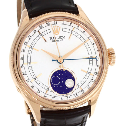 ROLEX ロレックス 50535 チェリーニ ムーンフェイズ 腕時計 K18PG メンズ 中古