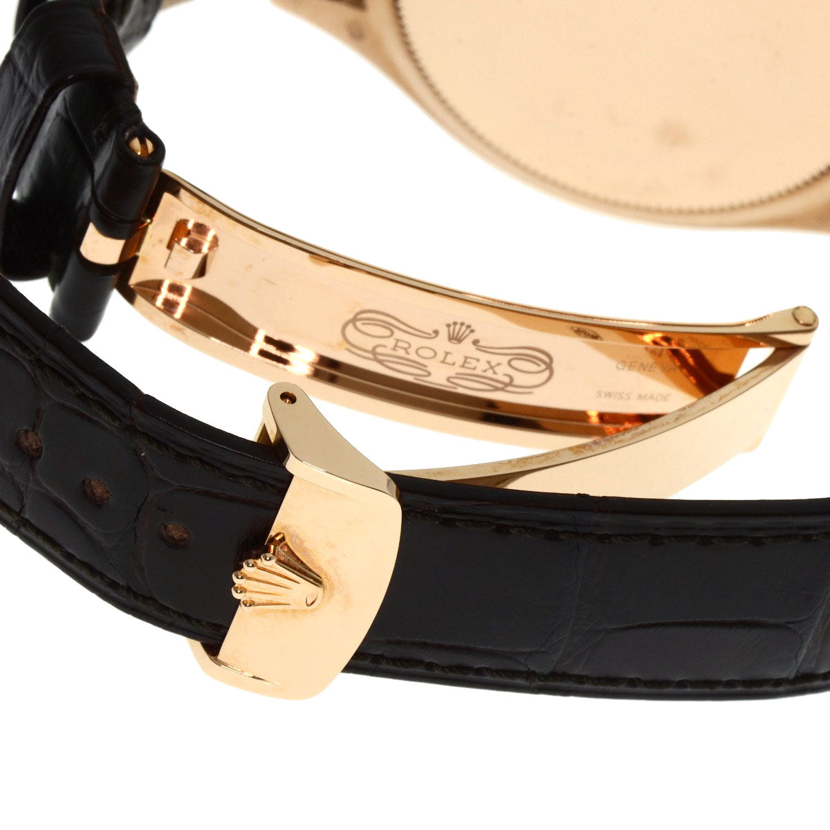 ROLEX ロレックス 50535 チェリーニ ムーンフェイズ 腕時計 K18PG メンズ 中古