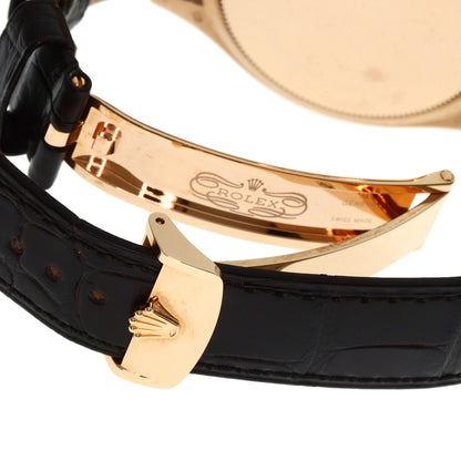 ROLEX ロレックス 50535 チェリーニ ムーンフェイズ 腕時計 K18PG メンズ 中古