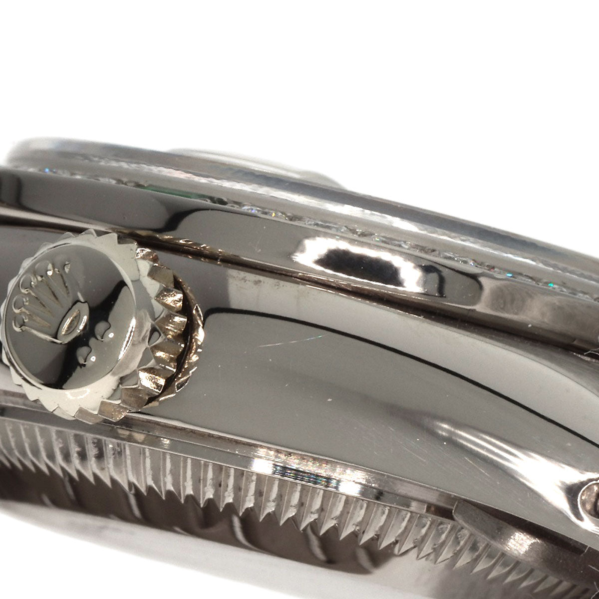 ROLEX ロレックス 69079G デイトジャスト ダイヤモンド エメラルド 腕時計 K18WG レディース 中古