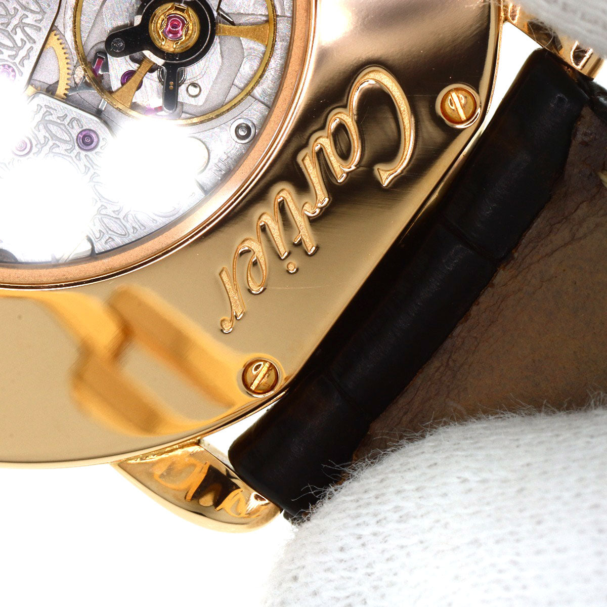 CARTIER カルティエ WR000651 ロンド ルイ カルティエ LM 36mm ダイヤモンド 腕時計 K18PG メンズ 中古