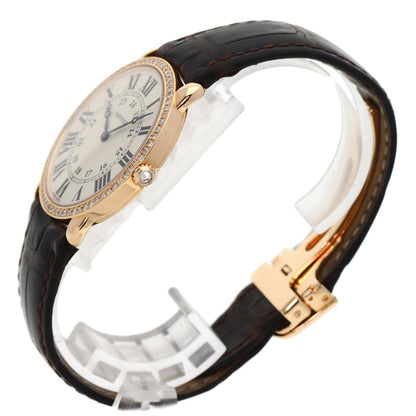 CARTIER カルティエ WR000651 ロンド ルイ カルティエ LM 36mm ダイヤモンド 腕時計 K18PG メンズ 中古