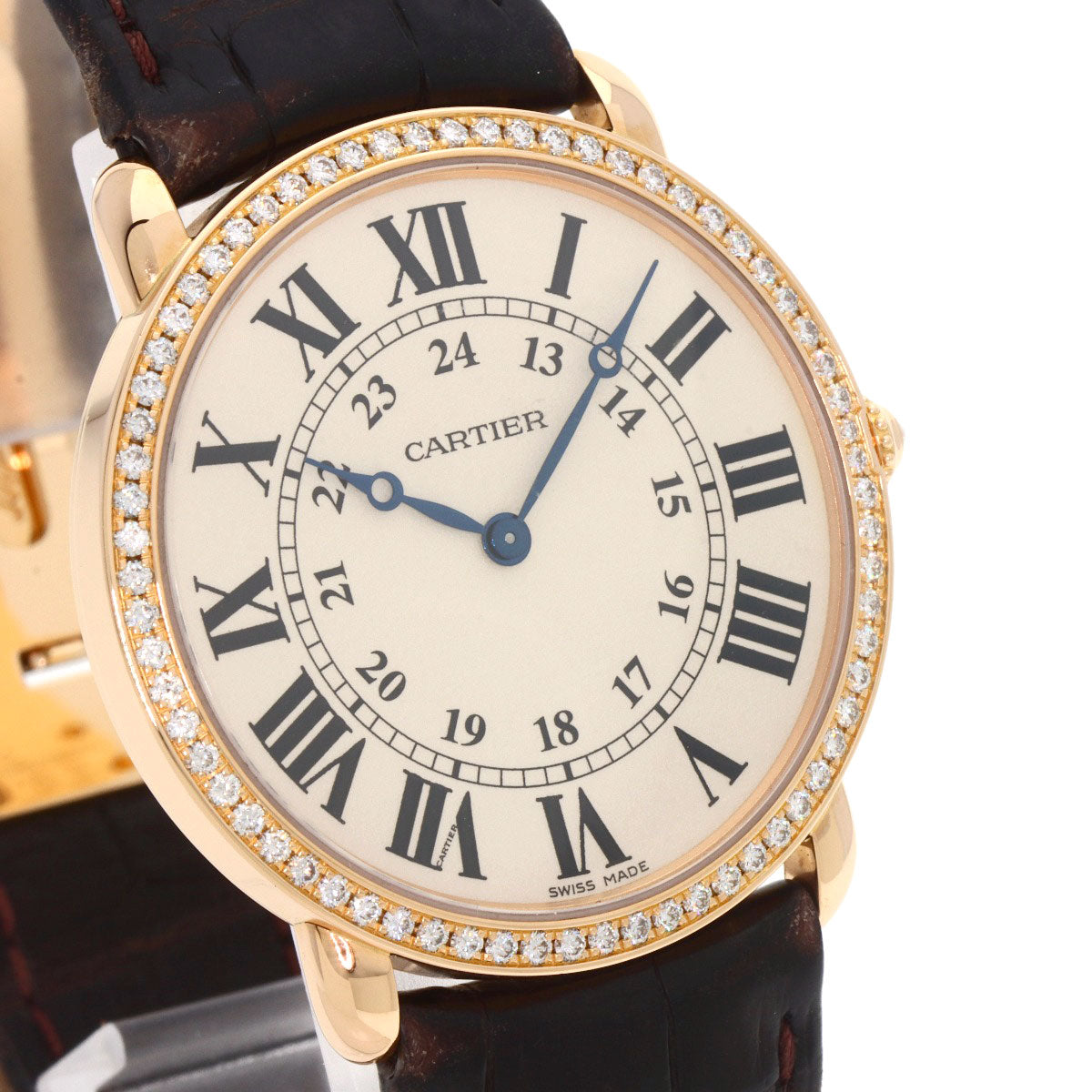 カルティエ WR000651 ロンド ルイ カルティエ LM 36mm ダイヤモンド 腕時計 中古 商品画像5