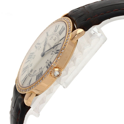 CARTIER カルティエ WR000651 ロンド ルイ カルティエ LM 36mm ダイヤモンド 腕時計 K18PG メンズ 中古