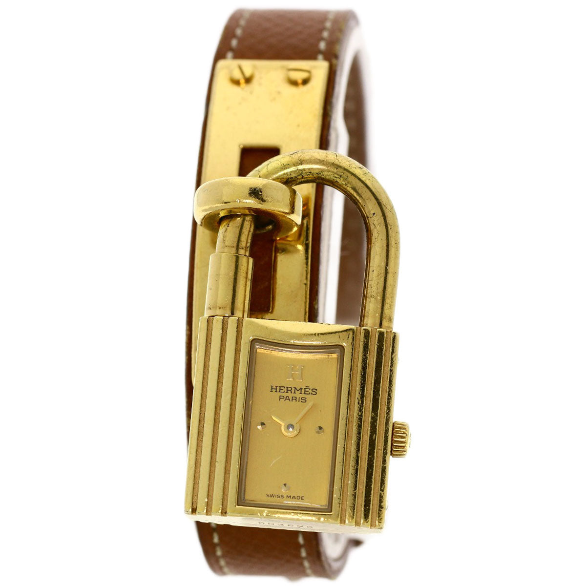 HERMES エルメス ケリーウォッチ 腕時計 GP レディース 中古