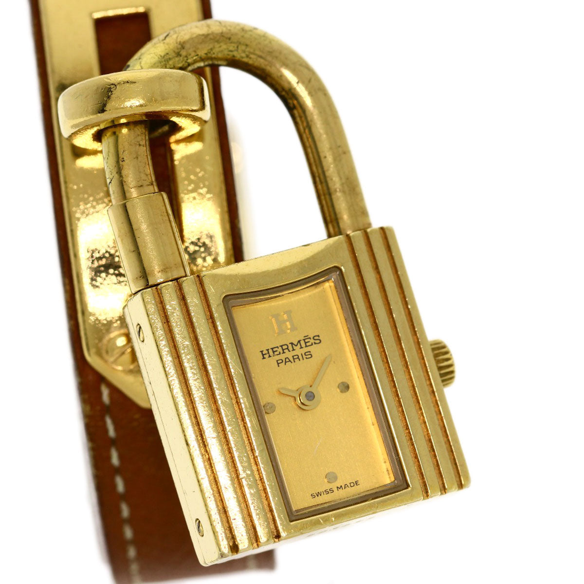 HERMES エルメス ケリーウォッチ 腕時計 GP レディース 中古