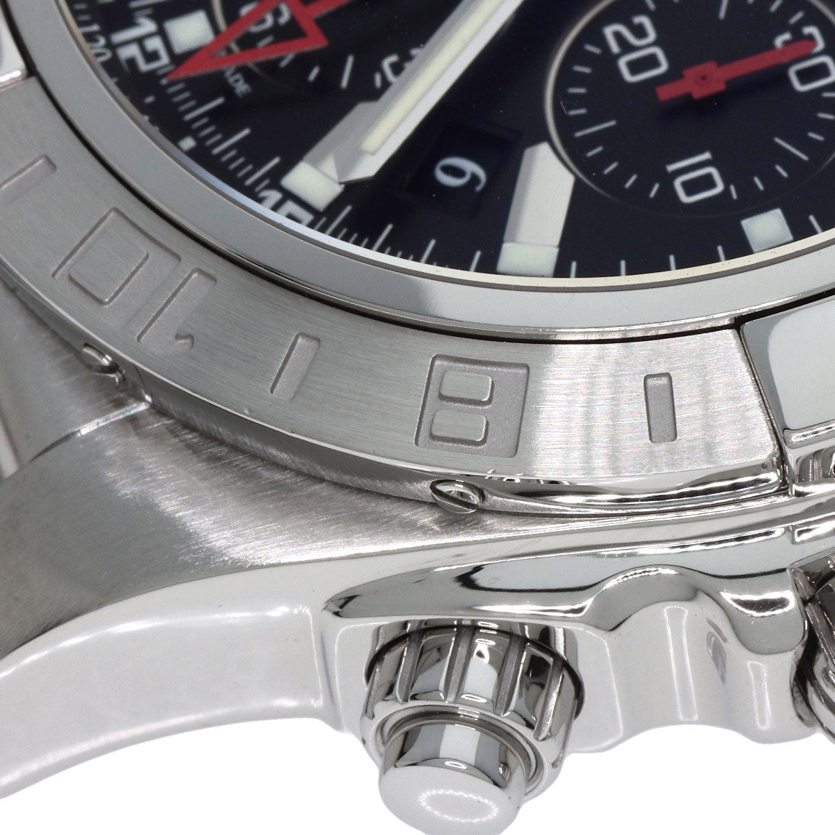 BREITLING ブライトリング S041B48PS クロノマット GMT リミテッド 世界2000本限定 腕時計 SS メンズ 中古