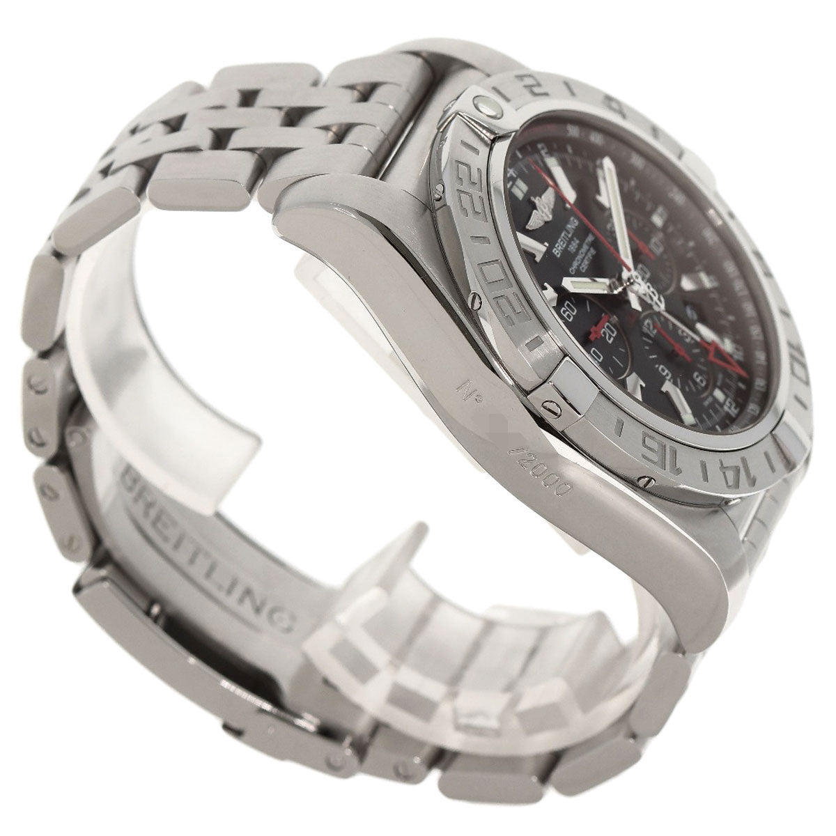BREITLING ブライトリング S041B48PS クロノマット GMT リミテッド 世界2000本限定 腕時計 SS メンズ 中古