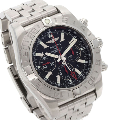 BREITLING ブライトリング S041B48PS クロノマット GMT リミテッド 世界2000本限定 腕時計 SS メンズ 中古