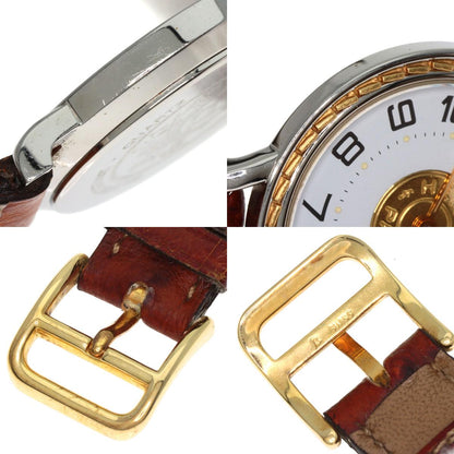 HERMES エルメス セリエ 腕時計 SS メンズ 中古