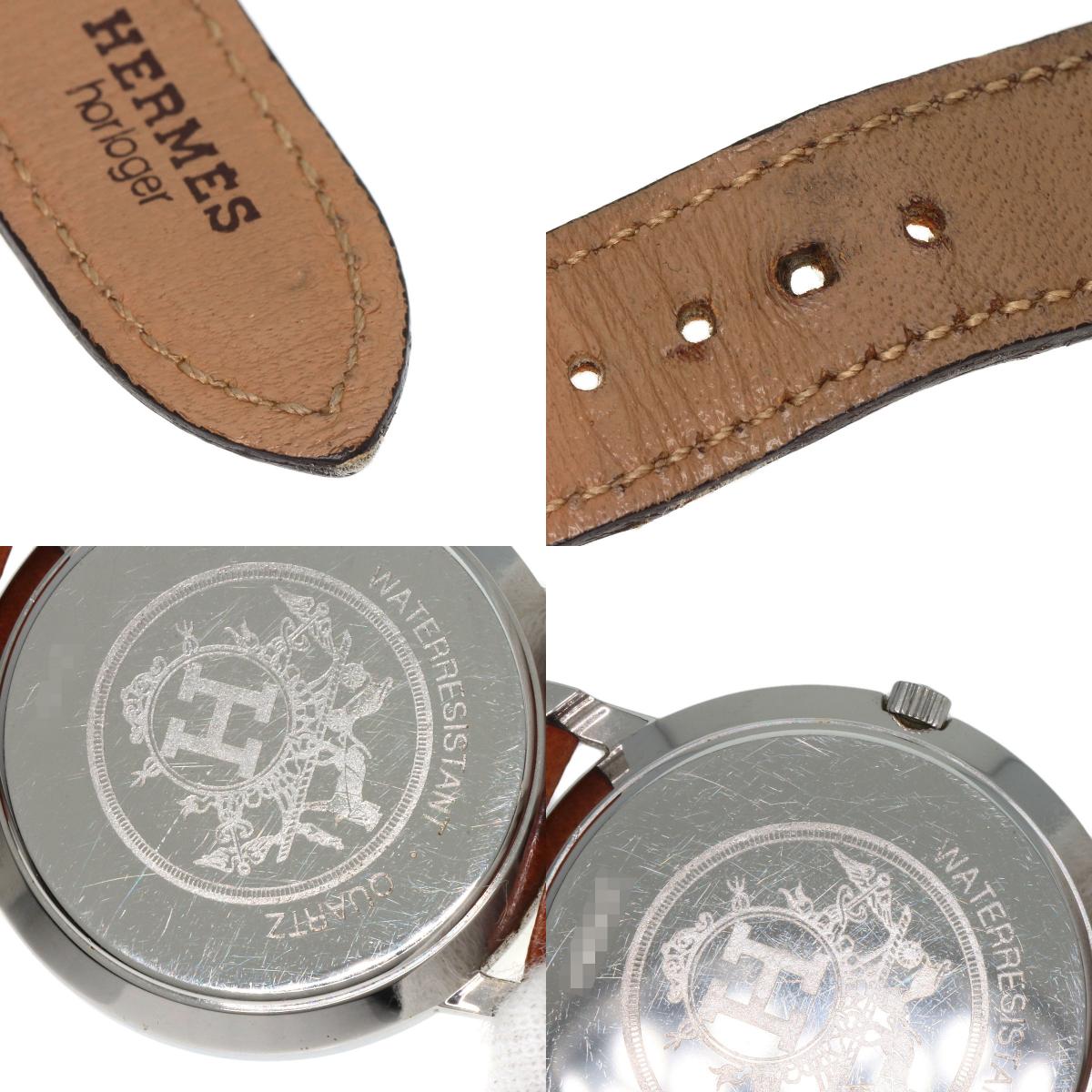 HERMES エルメス セリエ 腕時計 SS メンズ 中古