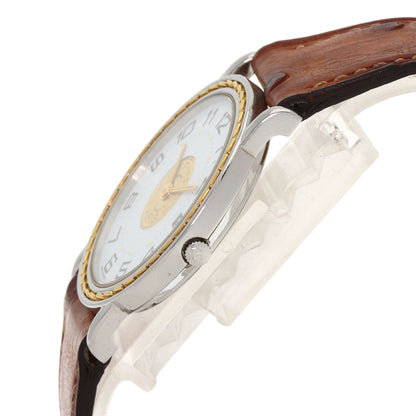 HERMES エルメス セリエ 腕時計 SS メンズ 中古