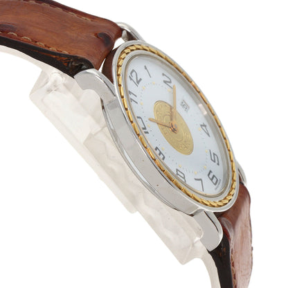 HERMES エルメス セリエ 腕時計 SS メンズ 中古