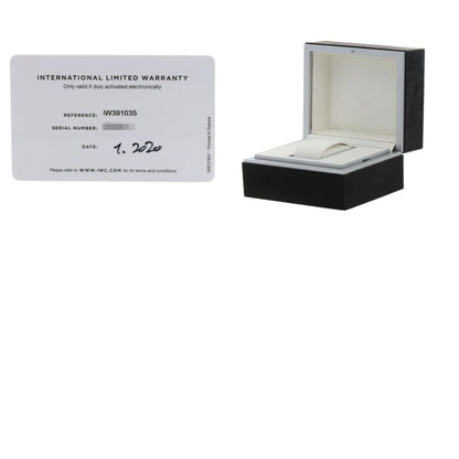 IWC アイダブリューシー IW391035 ポートフィノ クロノグラフ ブルー 腕時計 K18PG メンズ 中古