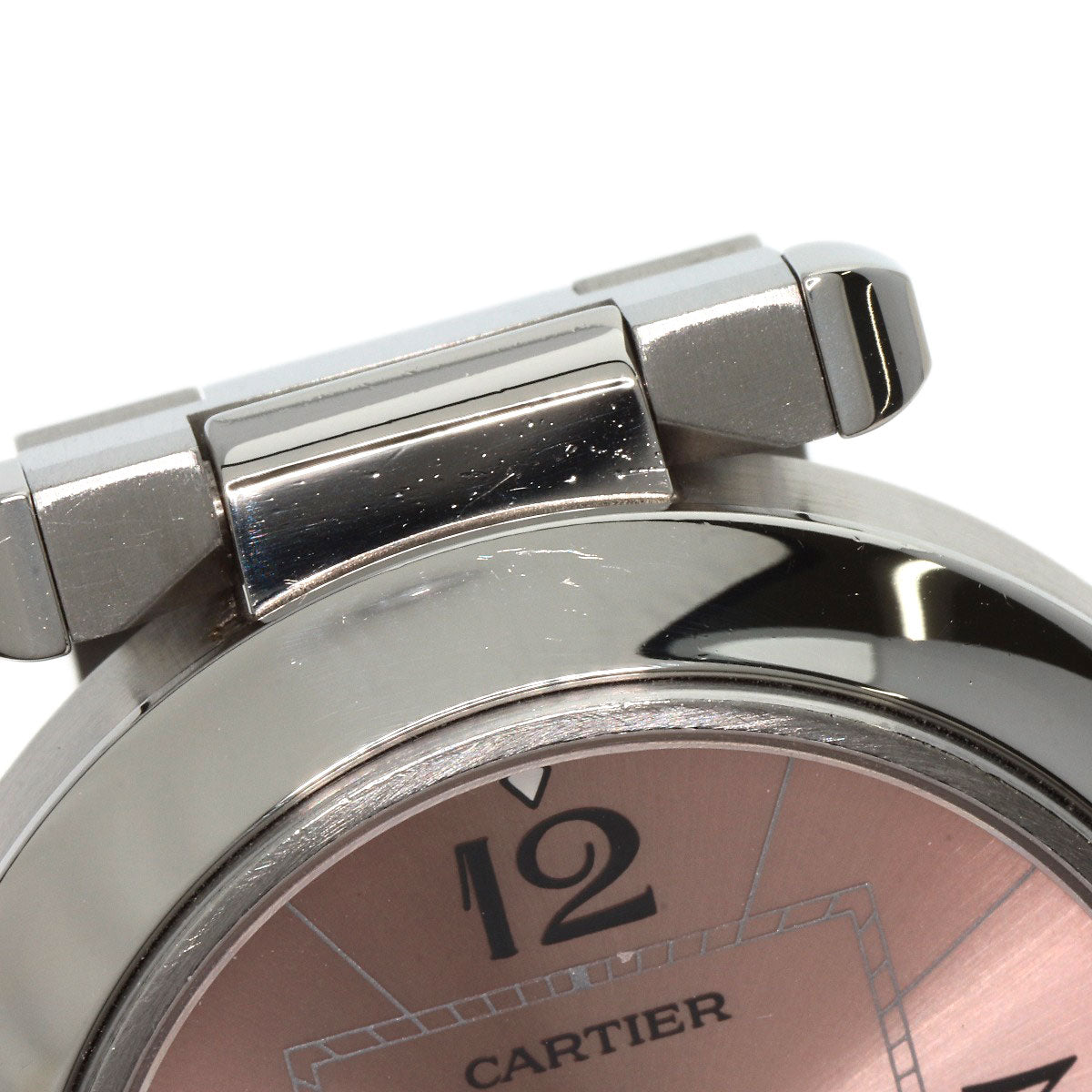 CARTIER カルティエ W31058M7 パシャC ビッグデイト 腕時計 SS メンズ 中古