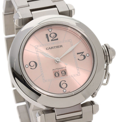 CARTIER カルティエ W31058M7 パシャC ビッグデイト 腕時計 SS メンズ 中古