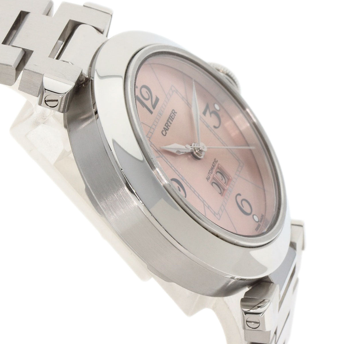 CARTIER カルティエ W31058M7 パシャC ビッグデイト 腕時計 SS メンズ 中古