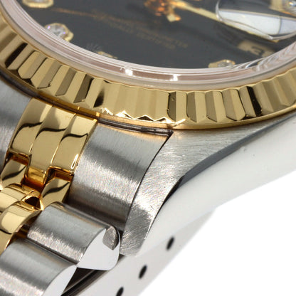 ROLEX ロレックス 79173G デイトジャスト 10P ダイヤモンド 腕時計 SS レディース 中古