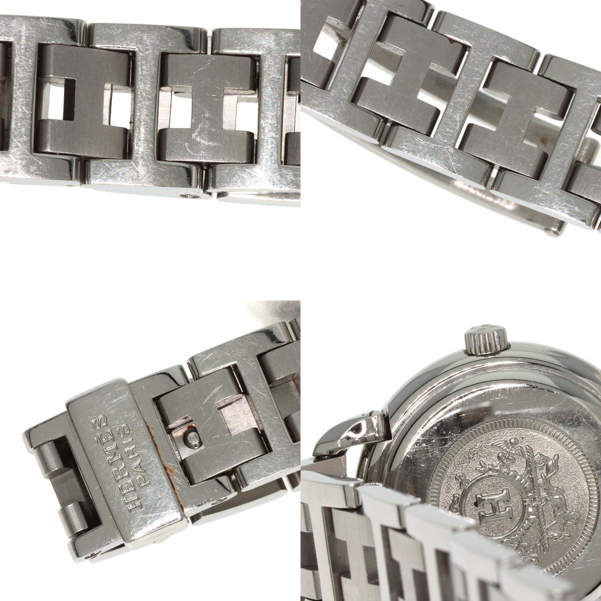 HERMES エルメス PU2.210 プルマン 腕時計 SS レディース 中古