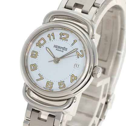 HERMES エルメス PU2.210 プルマン 腕時計 SS レディース 中古