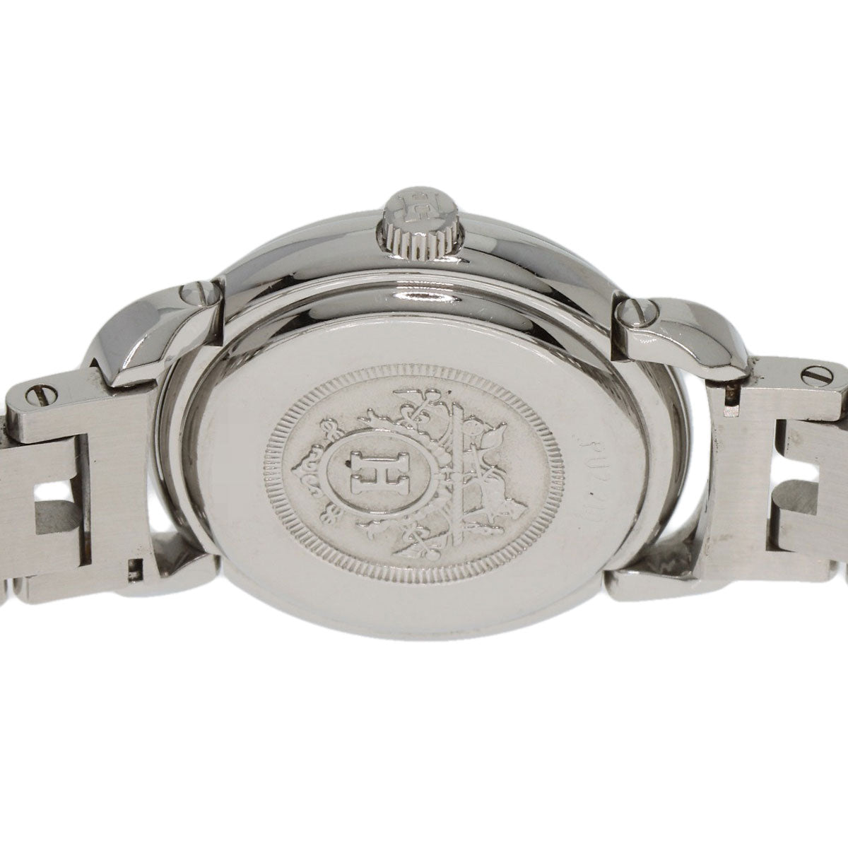 HERMES エルメス PU2.210 プルマン 腕時計 SS レディース 中古