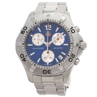 TAG HEUER タグホイヤー CAF1112 アクアレーサー クロノグラフ 腕時計 SS メンズ 中古