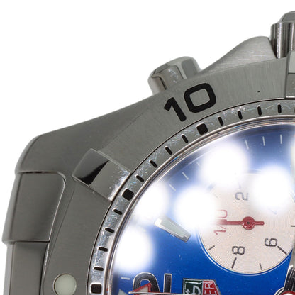 TAG HEUER タグホイヤー CAF1112 アクアレーサー クロノグラフ 腕時計 SS メンズ 中古