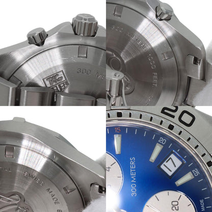 TAG HEUER タグホイヤー CAF1112 アクアレーサー クロノグラフ 腕時計 SS メンズ 中古