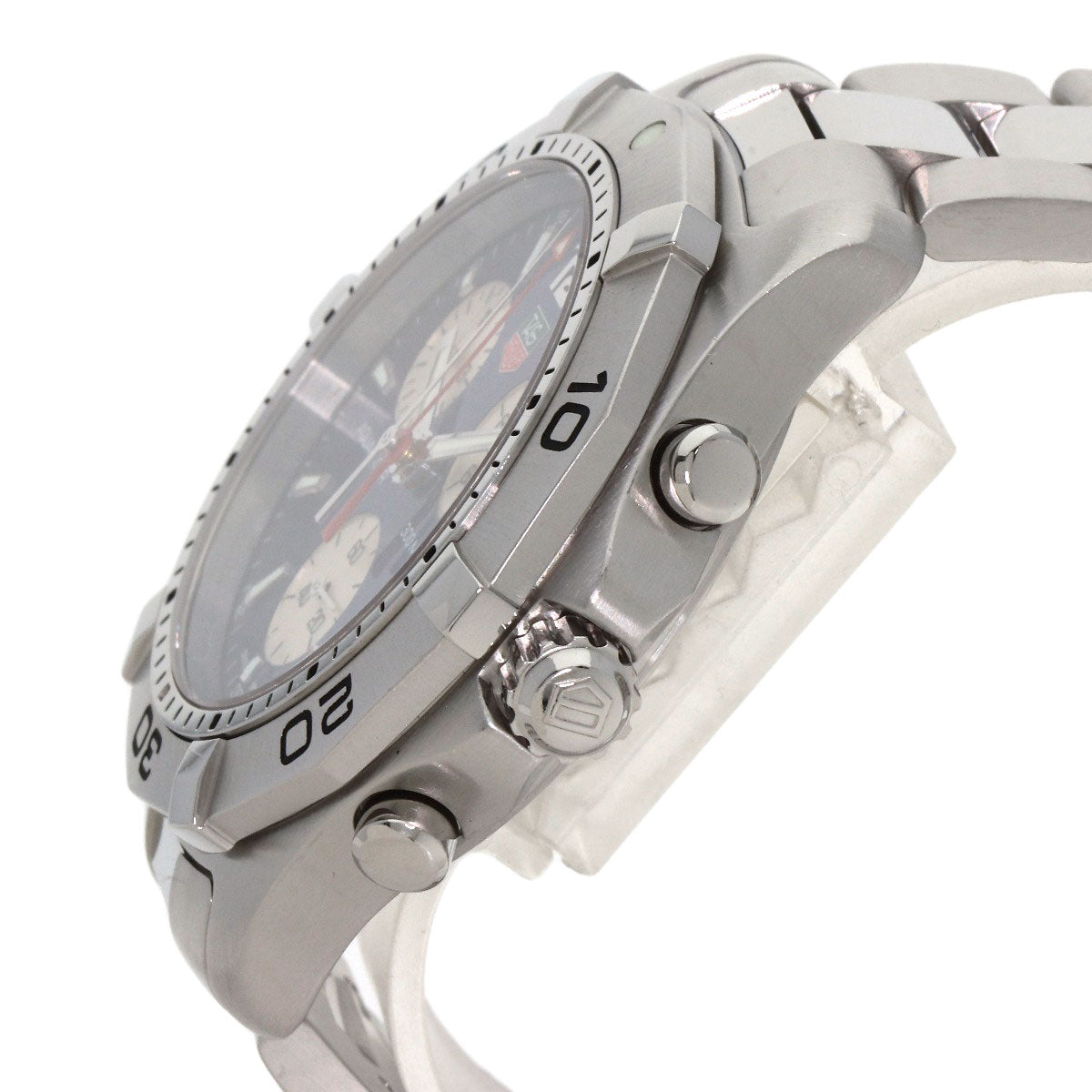 TAG HEUER タグホイヤー CAF1112 アクアレーサー クロノグラフ 腕時計 SS メンズ 中古