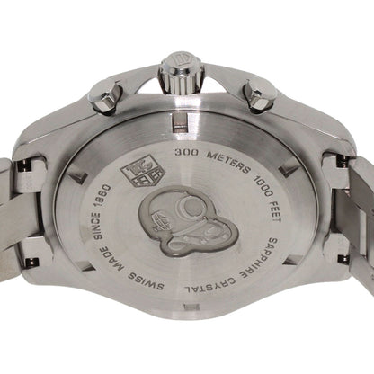 TAG HEUER タグホイヤー CAF1112 アクアレーサー クロノグラフ 腕時計 SS メンズ 中古