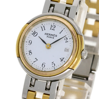 HERMES エルメス ウインザー 腕時計 SS レディース 中古