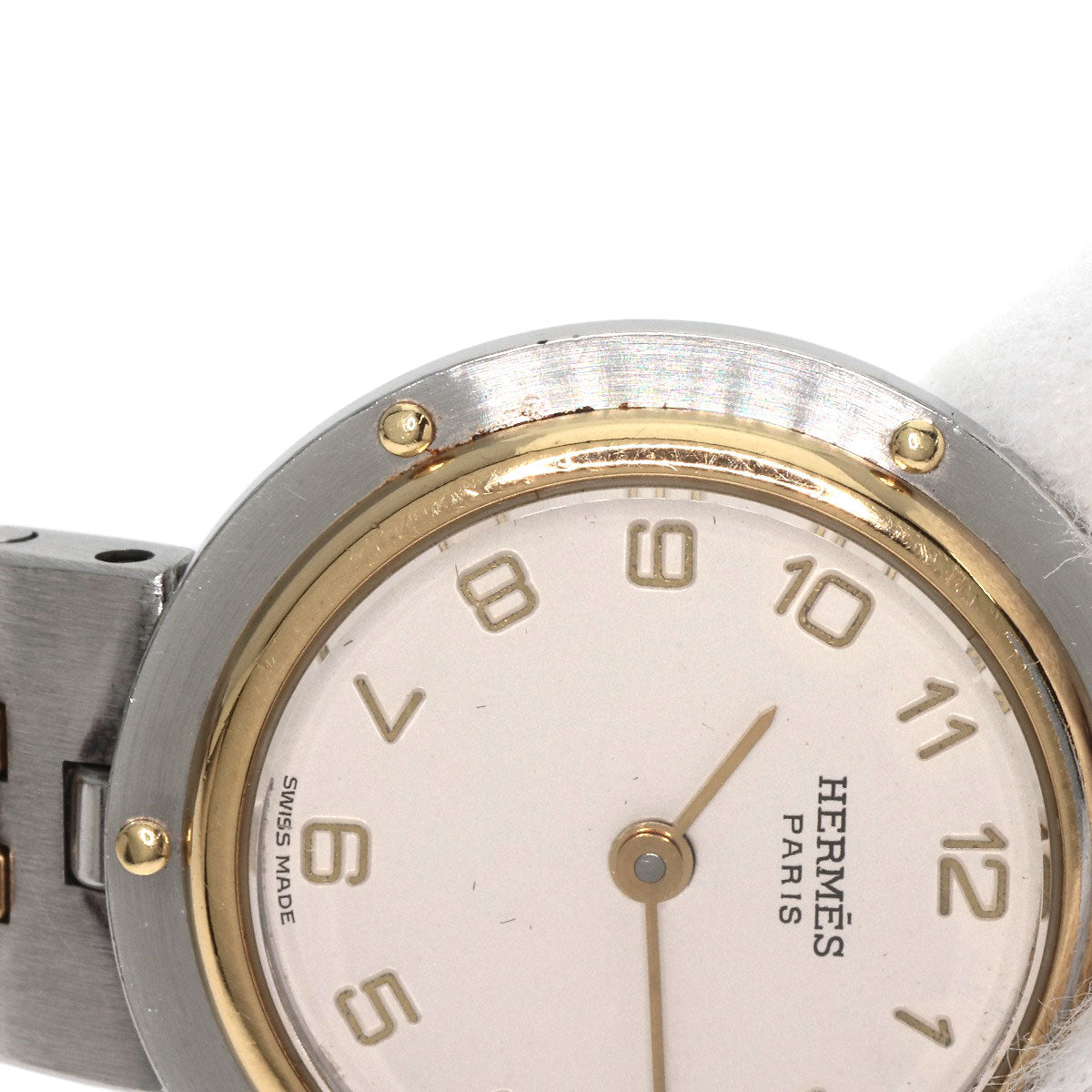 HERMES エルメス オリンピア 腕時計 SS レディース 中古