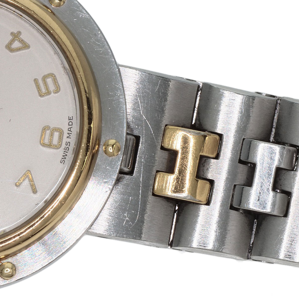 HERMES エルメス オリンピア 腕時計 SS レディース 中古