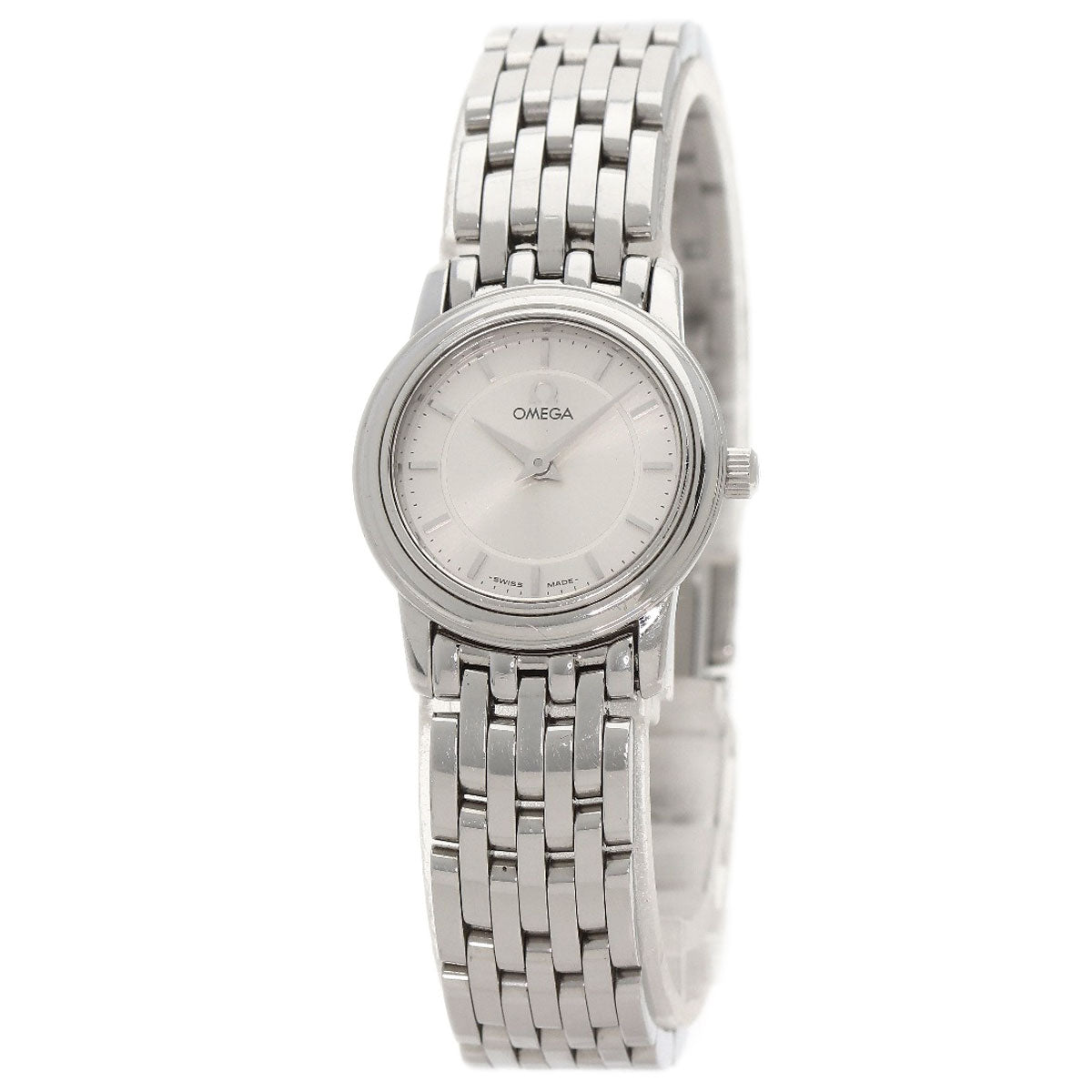 OMEGA オメガ 4570.31 デビル プレステージ 腕時計 SS レディース 中古