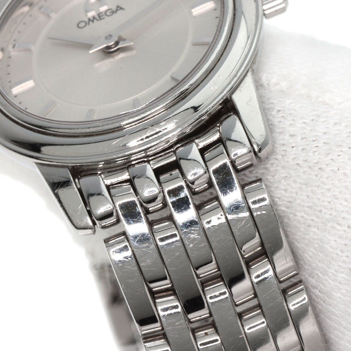 OMEGA オメガ 4570.31 デビル プレステージ 腕時計 SS レディース 中古