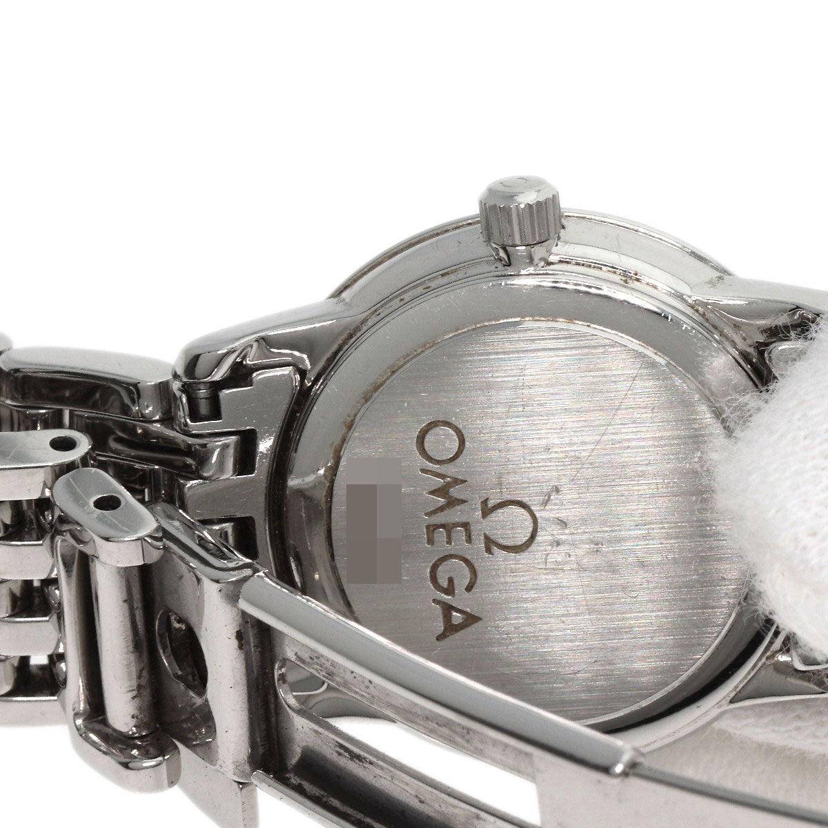 OMEGA オメガ 4570.31 デビル プレステージ 腕時計 SS レディース 中古